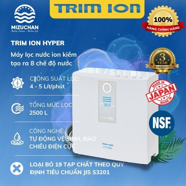 Máy Điện Giải TRIM ION HYPER